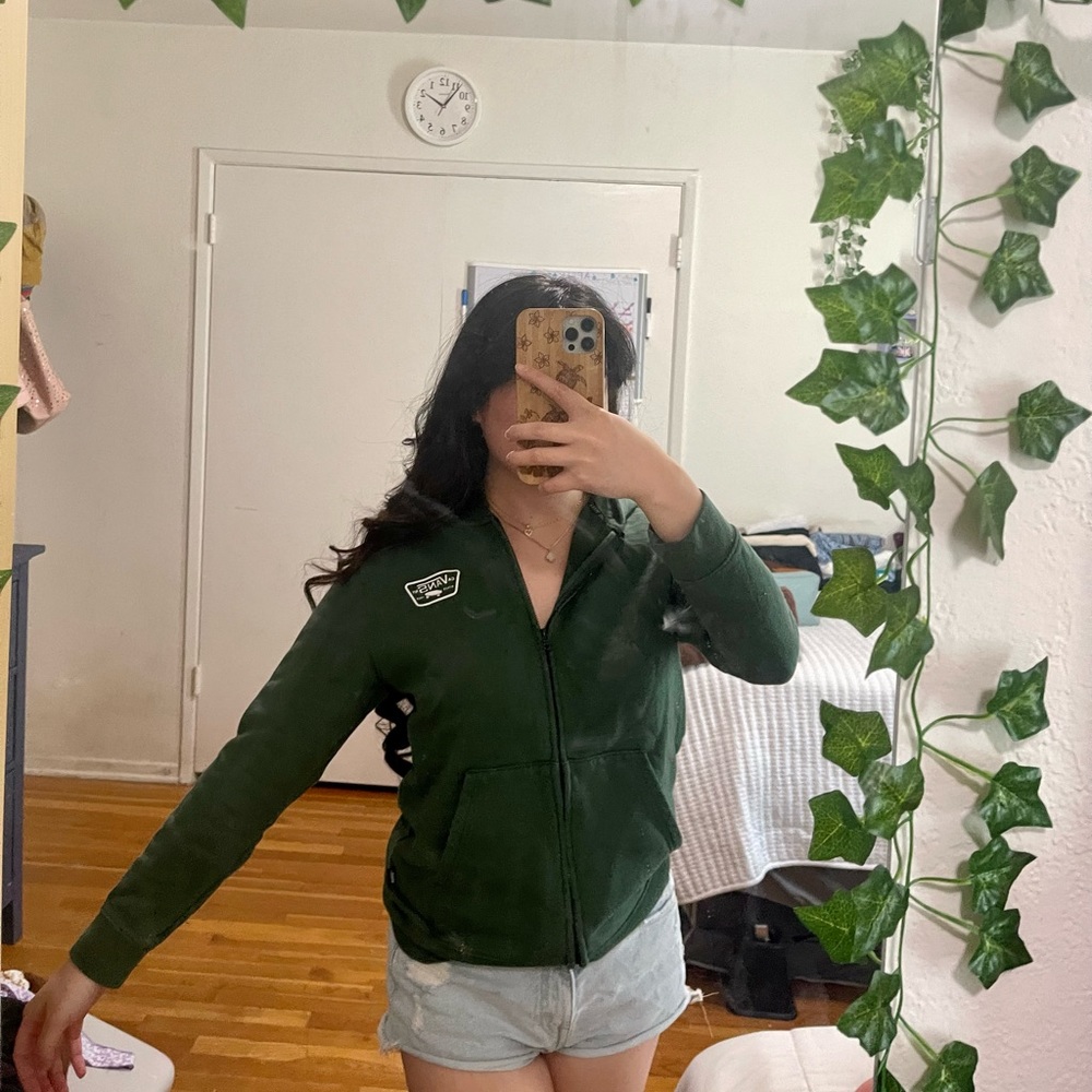 Vans zip up hoodie